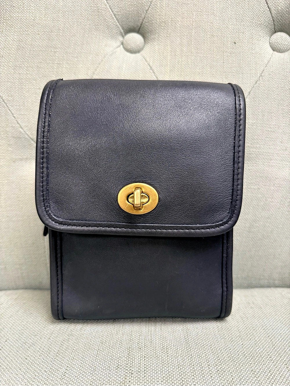 Coach Navy Scooter 9893 Crossbody Bag